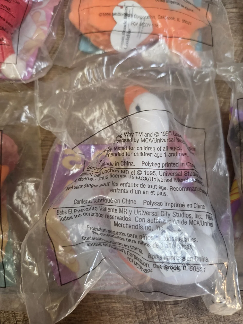 Vintage Lot Of 9 Ty Beanie Babies McDonald's Collectibles (Packaged) Bin Q